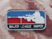 Patch Major League Sniper High Profile in Pvc by 101 Inc.